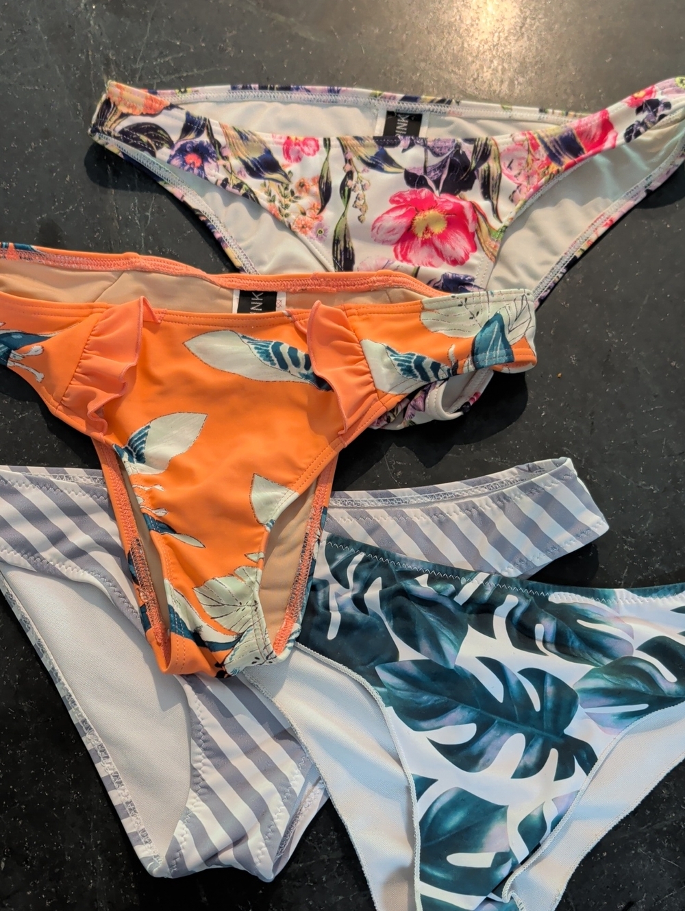 Mixed Floral & Tropical Bikini Bottoms MinkPink & Others